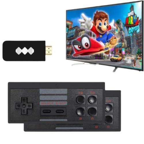 TY TV Video Games Old Arcade Classic Retro TV Game Console HDMI Version Game Stick with 2 Wireless Controller Best Gift for Kids