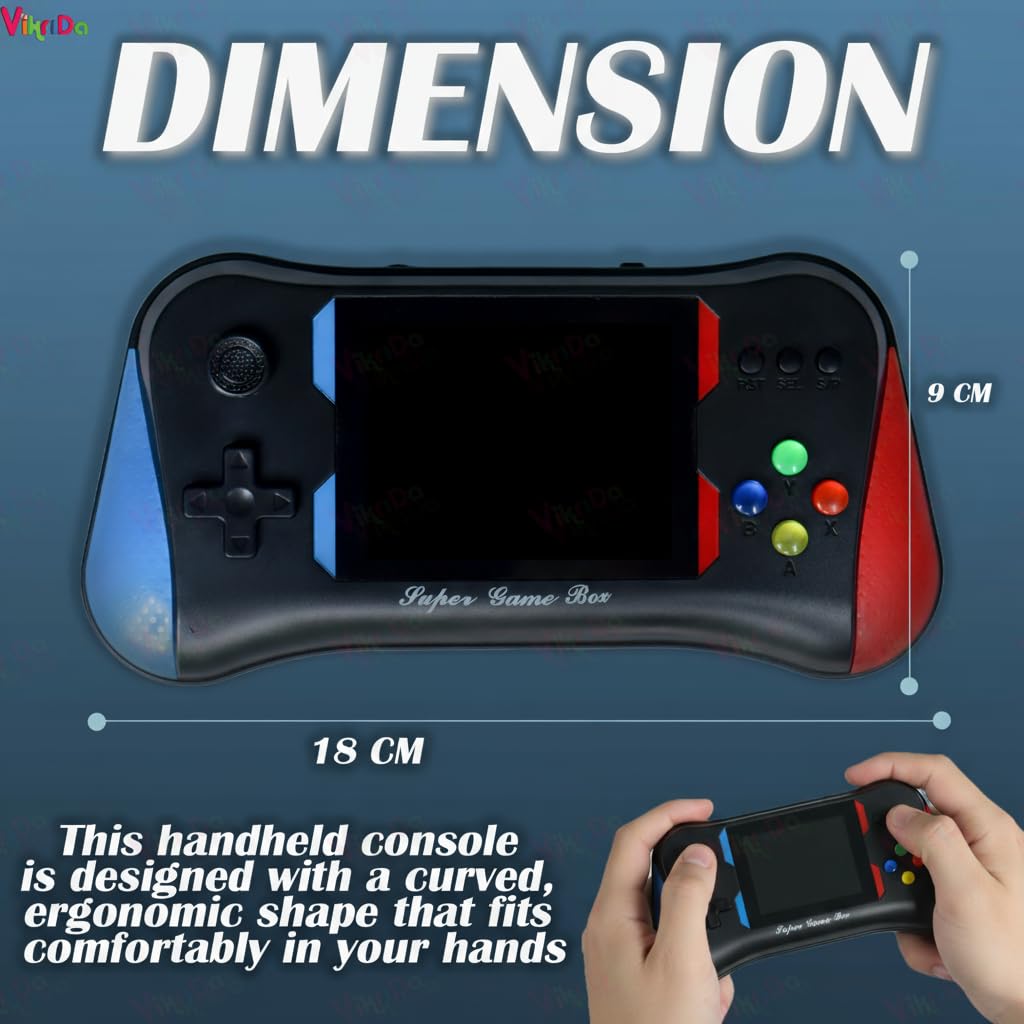 TY Handheld Game Players | 4.3In X7 Video Game Console | Double Rocker 8GB Memory Built in 10000 Games MP5 Multifunctional Inbuilt Camera