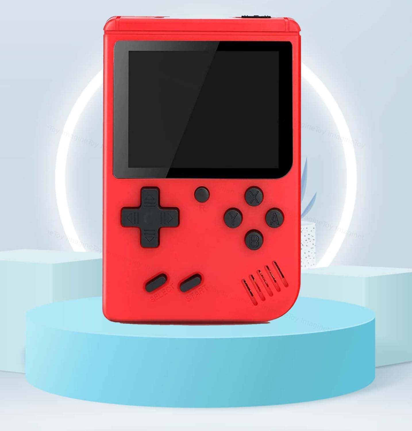 Craze On Tech Game Box 400 in 1 – Retro Handheld Gaming Console with 3 Inch Color Screen, Rechargeable Battery, AV Output, Classic Video Games for Kids & Adults (Colour May Vary)