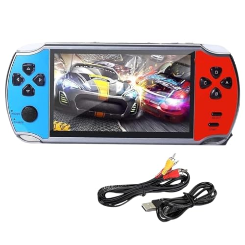 TY Handheld Game Players | 4.3In X7 Video Game Console | Double Rocker 8GB Memory Built in 10000 Games MP5 Multifunctional Inbuilt Camera