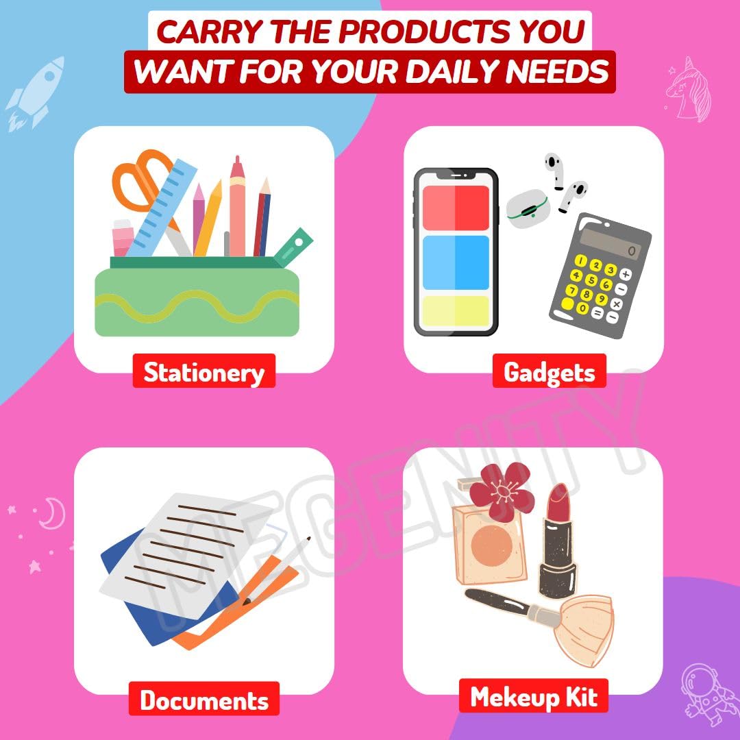 3D Embossed EVA Unicorn Pencil Pouch/Pencil Case/Pencil Box- Perfect School Organizer for Kids, Girls, Boys & Women Pen & Pencil Holder with Multipurpose Large Capacity Mesh Pockets