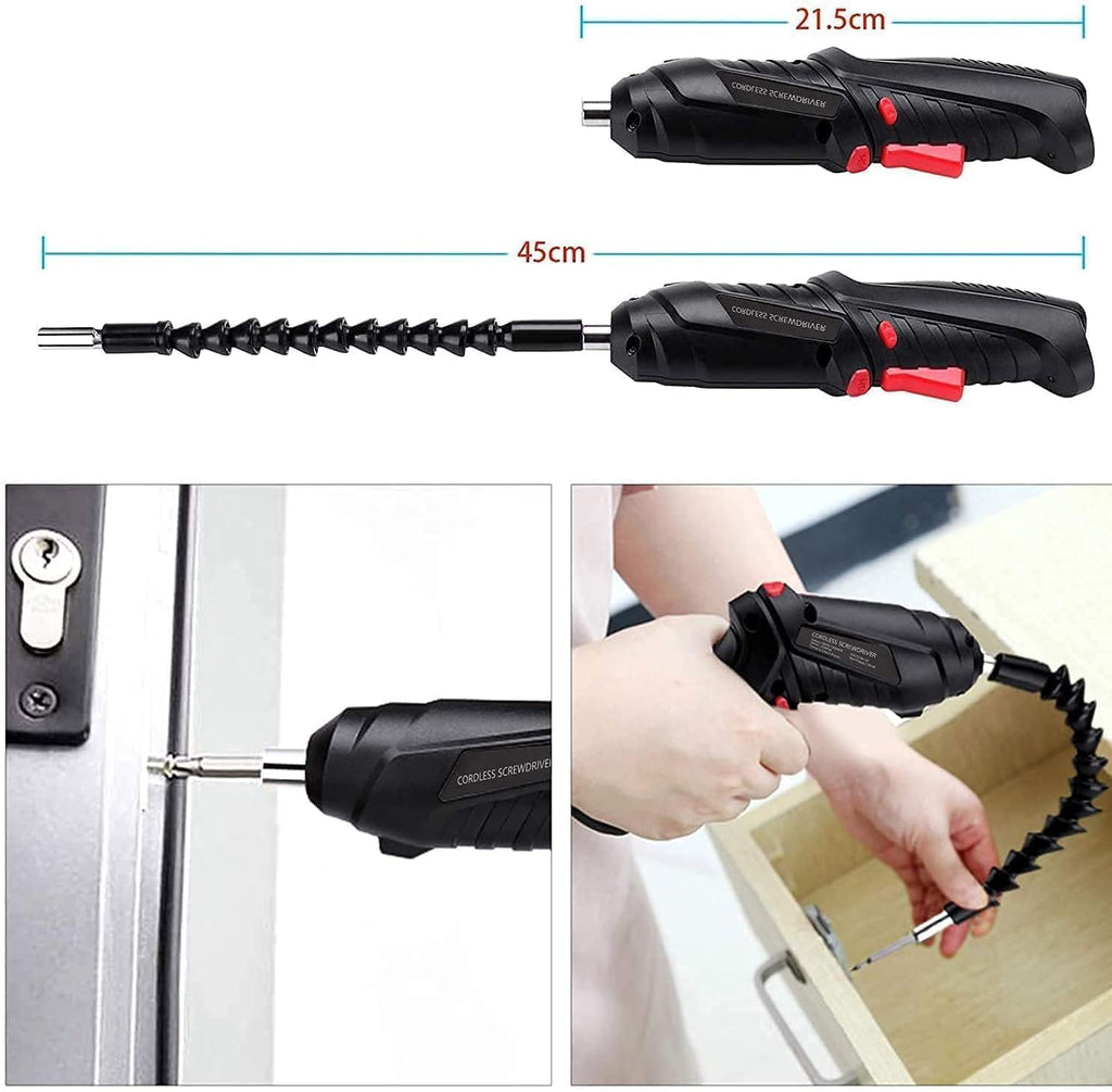 47 in 1 Electric Screwdriver| usb rechargeable mini Screwdriver| Cordless Drill Screwdriver Bits Set |Electric Portable Drill Driver Machine (47 in 1 Electric Screwdriver)