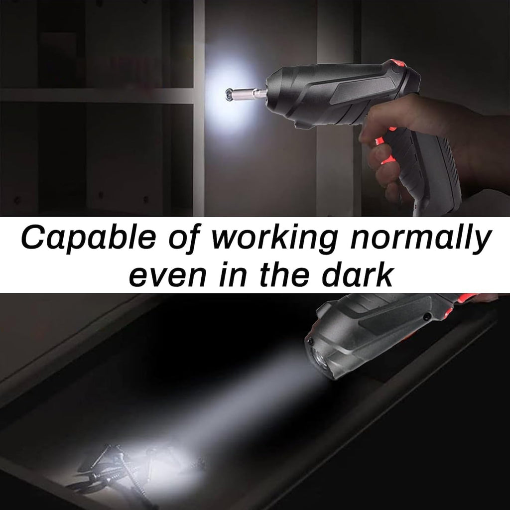 47 in 1 Electric Screwdriver| usb rechargeable mini Screwdriver| Cordless Drill Screwdriver Bits Set |Electric Portable Drill Driver Machine (47 in 1 Electric Screwdriver)