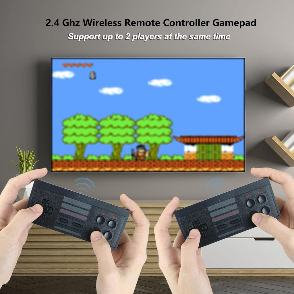 TY TV Video Games Old Arcade Classic Retro TV Game Console HDMI Version Game Stick with 2 Wireless Controller Best Gift for Kids