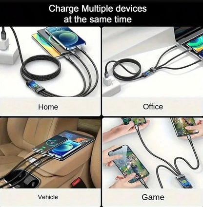 3 in 1 Charging Cable 100W (Buy 1 Get 1 Free)