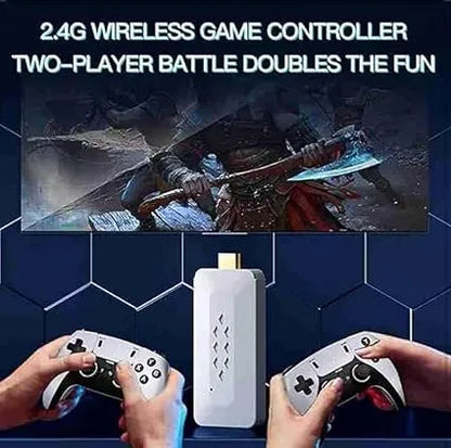 M22 Retro Handheld Game Stick - Wireless HD, 52 Emulators, 30,000+ Games, 64GB, Classic Edition with Takken / GTA Vice City /  God of War